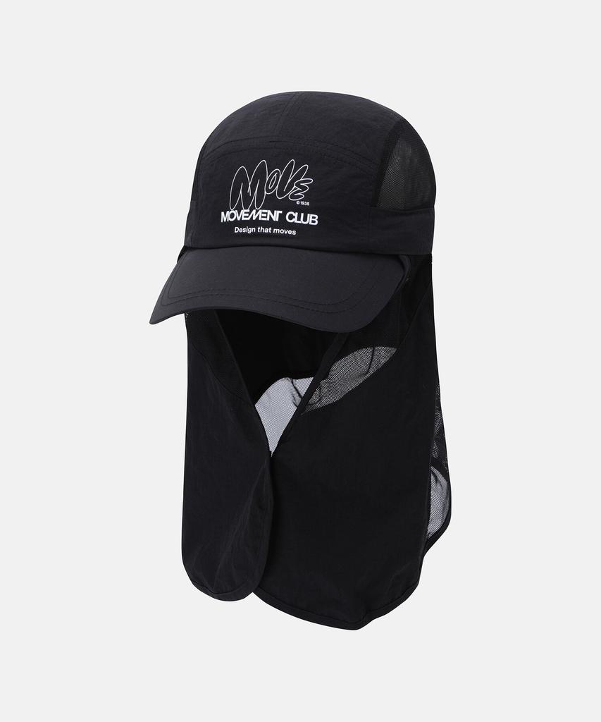 DESCENTE Mesh Sunshade Ball Cap Black Sr223Ecp42