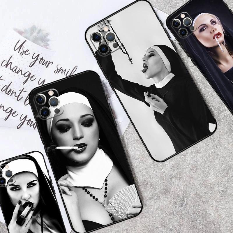 Jesus Nun Sister Case For OnePlus Nord 5 CE 3 4 Lite N20 N30 OnePlus 13T 13R 12R 10T 10R 10 11 12 13 15 Cover