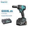 DAYI 40V 600N·m Brushless Cordless Impact Wrench CN plug (adapter included)