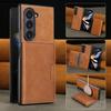 Business Style Leather Case For Samsung Galaxy Z Fold 7 6 5 4 3 2IN1 Magnetic Card Wallet Wireless Charge Anti-Drop Cover