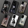 Cute Girl Nier Automata Phone Case For Samung A32 A51 A52 NOTE 10 20 S10 S20 S21 S22 Pro Ultra Black PC Glass Phone Cover