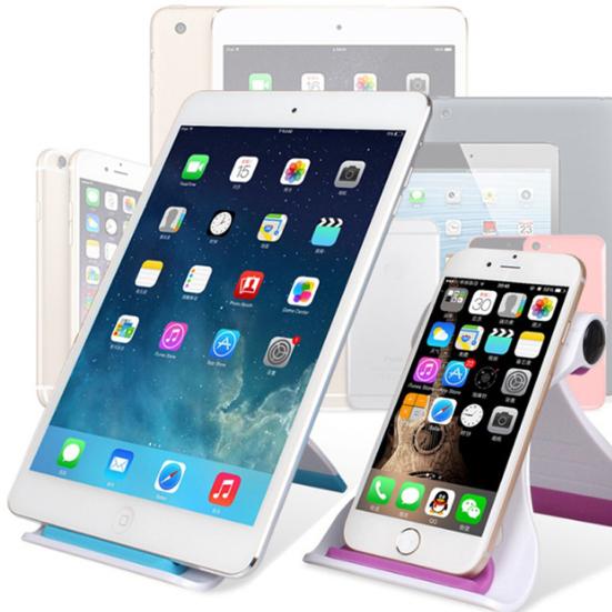 Evrensel Katlanabilir Kaymaz Masaüstü Cep Telefonu Tablet PC için Montaj Tutucu Standı