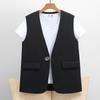 Fashionable and Versatile Women's Suit Vest Spring and Autumn Sleeveless Jacket for Women