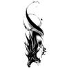 Advanced Sense Of Thorn Wings Ferocious Tiger Butterfly Small Picture Lines Finger Waist Belly Tattoo Sticker
