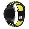 Smartwatch-Armband 22mm Beline Sport Silikon Schwarz-Gelb