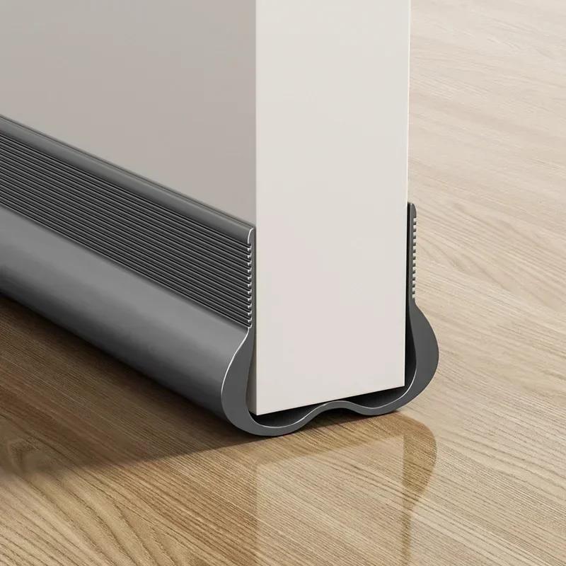 PVC Flexible Door Bottom Sealing Strip Under Doors Draft Stopper Sealing Strip OundProof Gasket Weatherstrip Draft Guard