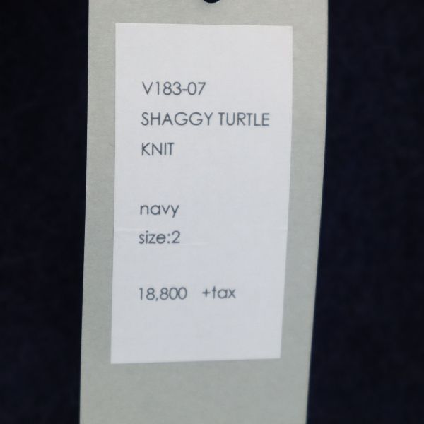 Unbenutzt VAST222 18ss made in Japan Langarm Shaggy Rollkragen Strick Herren Gebraucht