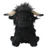 Peluche Mucca delle Highlands Carina Morbido Peluche Bambola Mucca con Pelo Lungo Simulazione per Regalo Bambini Decorazione Casa