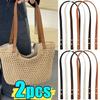 Sac à main Mode Poignée Demi-Cuir PU Accessoires faits main DIY Sacs à bandoulière Couleur unie Bandoulière de remplacement Accessoires de sangle