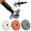 Polishing Wheel 10mm Hole 75mm/3 Inches Ceramic Yellow/White/Gray