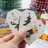 50/100 Stück Weihnachten Hängende Papieranhänger Frohe Weihnachten Kraftpapier Kartenanhänger Etiketten DIY Scrapbooking Basteln Hochzeitsfeier Gastgeschenke