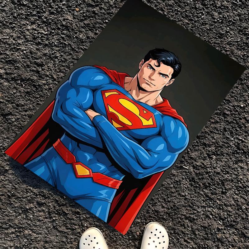 SUPERMAN Printed Carpet, Rug for Office Chair Living Room Bedroom Kitchen Room Decor Gifts.