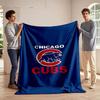 Chicago Cubs Logo Blanket Print Blanket Soft and Cozy Perfect for the Living Room Bed Sofa or a Nap,gift