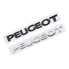ABS Car Letter Emblem Rear Trunk Badge Sticker Decoration for Peugeot 107 108 206 207 208 301 306 307 308 407 408 2008 4008 5008