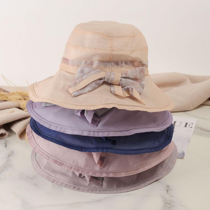 Ochrana proti slunci Ochrana proti UV záření Klobouk se stínítkem Rybářský klobouk Vintage Dámský kbelíkový klobouk Venkovní stín Kbelíkový klobouk Měkké, lehké a prodyšné Kbelíkové klobouky