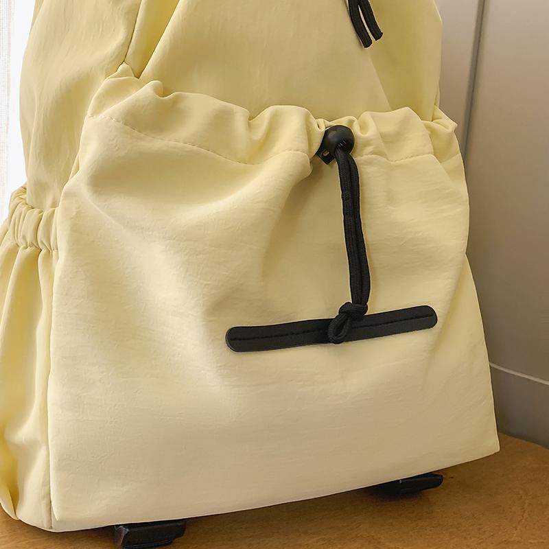 Student Schoolbag Lightweight Sports Backpack Women's Drawstring Backpack