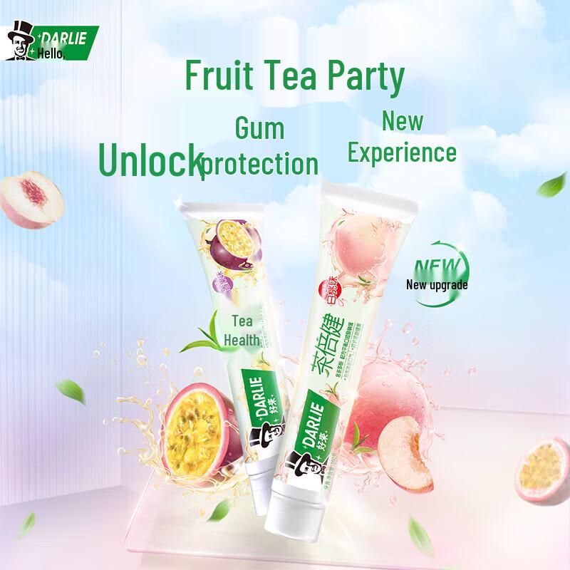 Darlie Tea Fresh White Peach Toothpaste 4-Pack