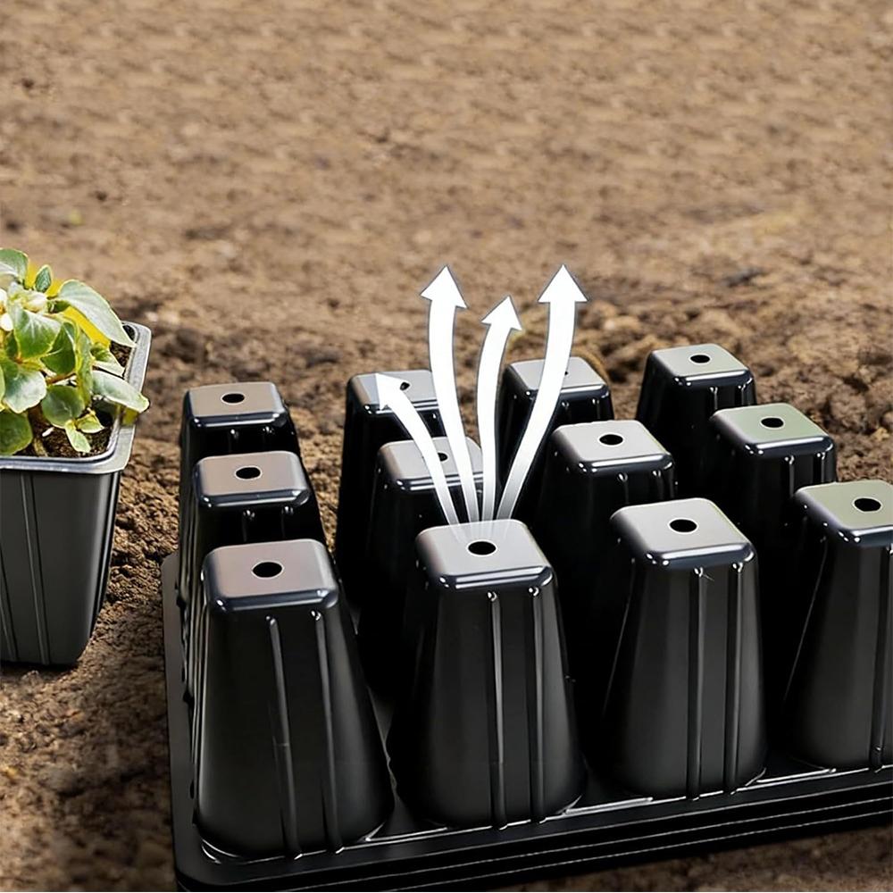 15pcs Mini Propagation Tray with Drainage Holes for Seedling Plants