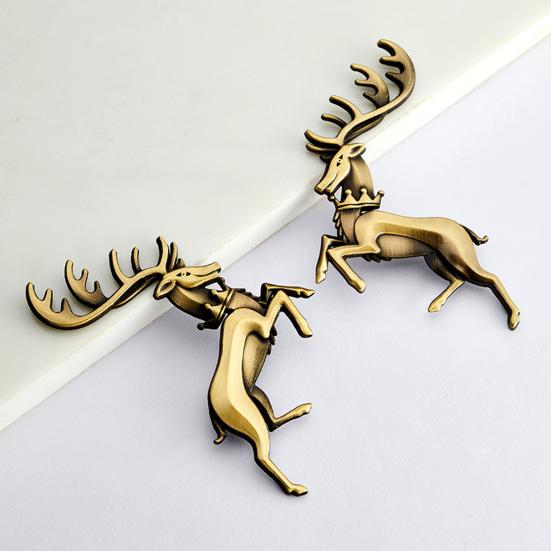 Stylish Emblem Sticker Electroplating Removable Ornamental