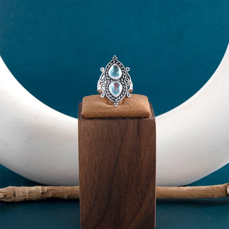 BELLA BOX Vintage Rings For Women Wedding Engagement Party Jewelry