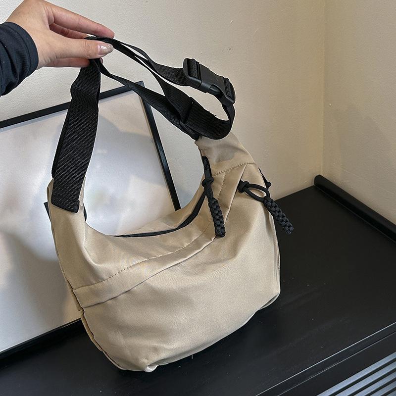 Lässige Canvas Crossbody Tasche für Damen Designer Schwarz/Weiß/Rot Umhängetaschen Große Kapazität Tote Herren Reise Einkaufs Tasche 2026