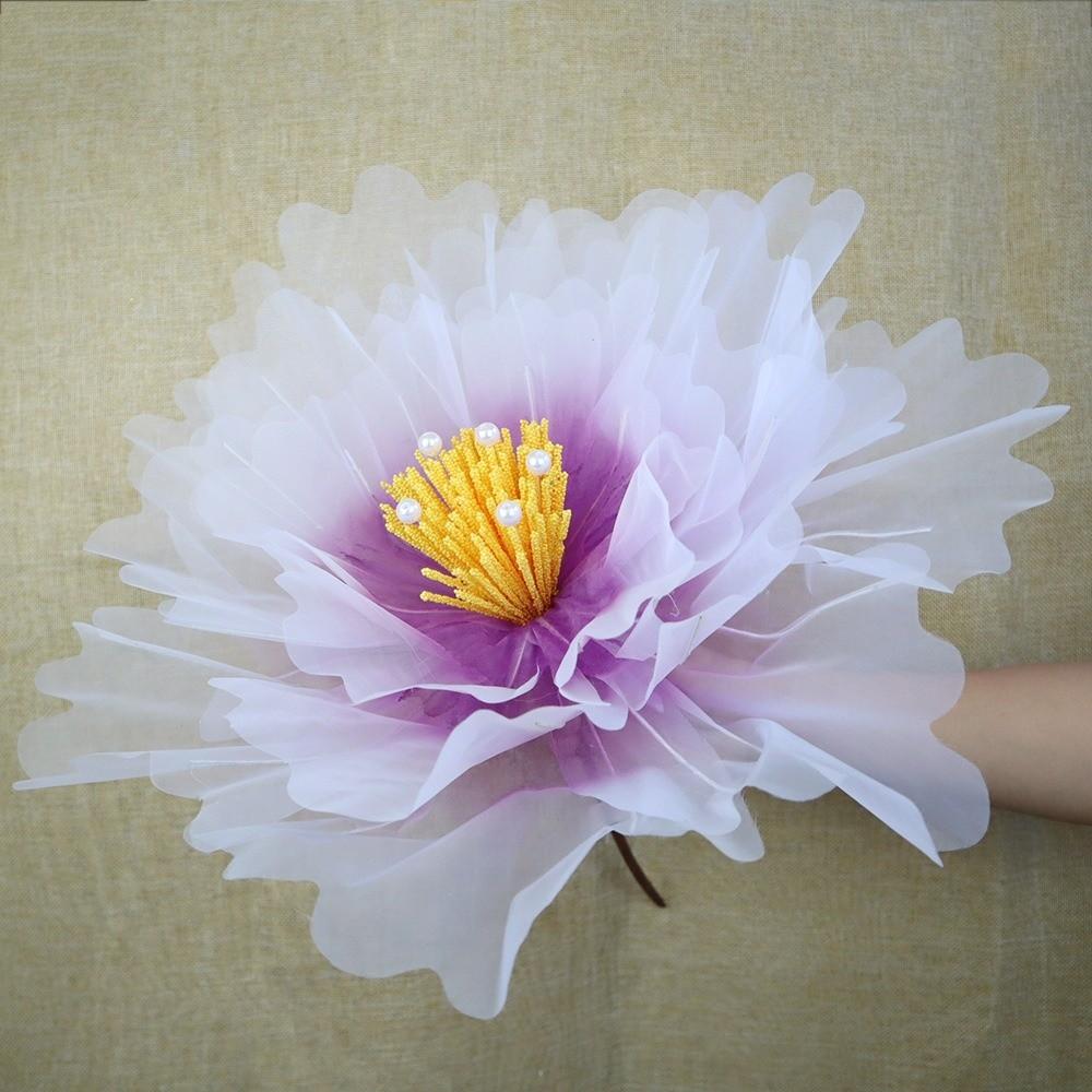 50cm Large Flower Head Silk Fake Flowers New Artificial Realistic Peony