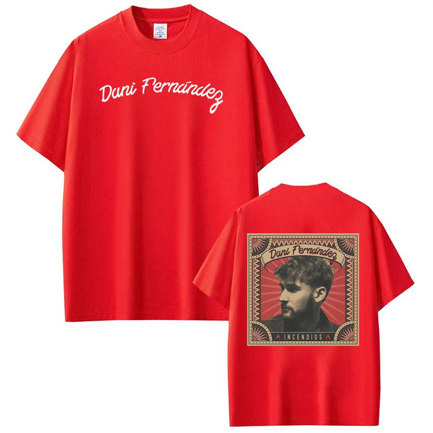 Rapper Dani Fernandez Fashion Graphic Tshirts Men Women Hiphop Tshirts 2026 Spring Summer pure Cotton Harajuku top ins y2k