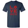 Houston Love Football - Sports City Pride Tailgating T -Shirt - Navy