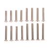 4Sets Stainless Steel Luggage Screws, Luggage Accessories Luggage Wheels Bolts Rivets 6*30-45Mm