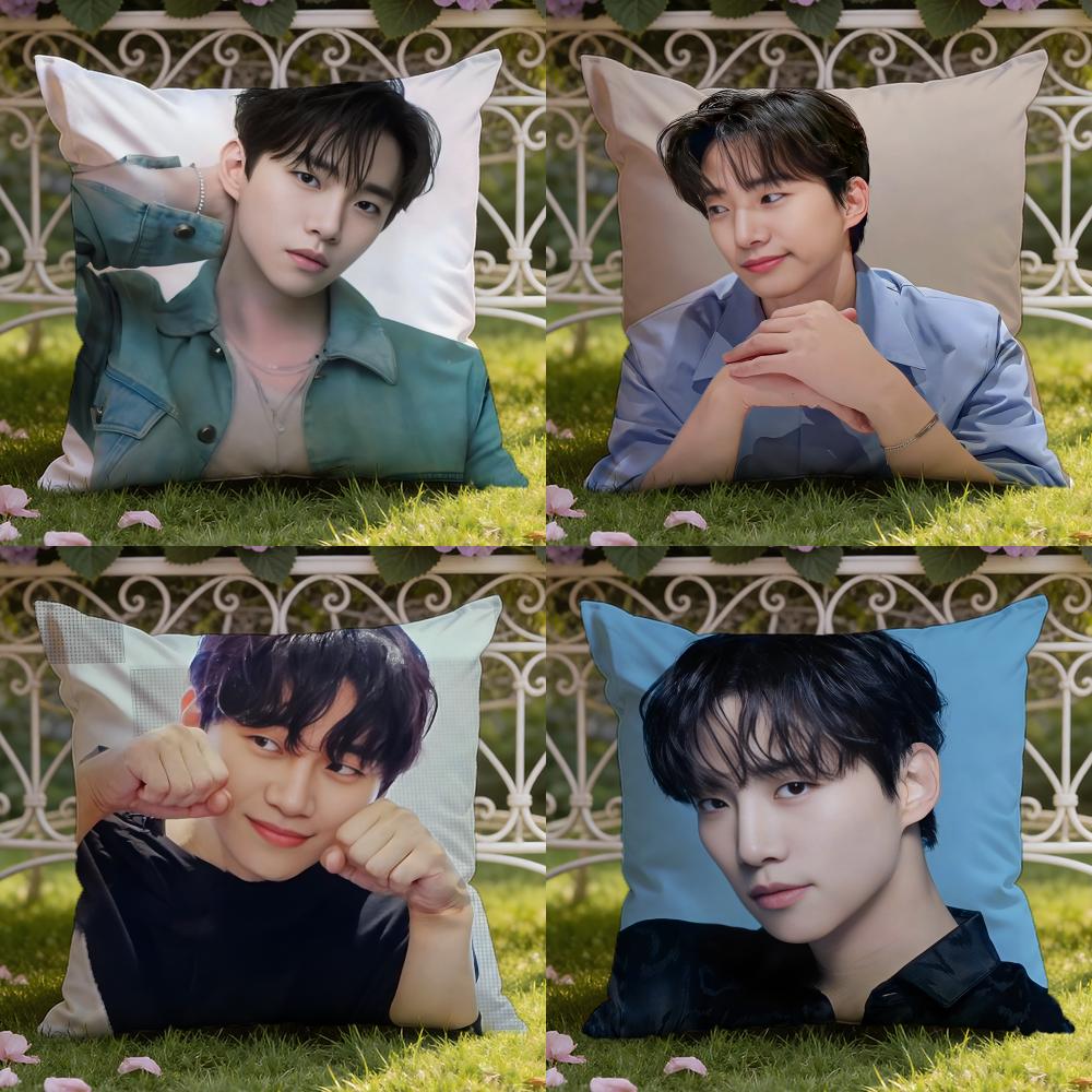 Housse de coussin Kpop Lee J-Junho Housse de coussin Double Scène Maison & Voiture: Réversible pour un confort optimal