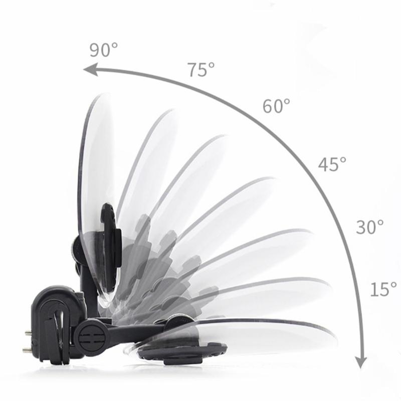 Motorcycle Windshield Extension Easy Installation Universal Air Deflector For Street And Cruisers Bikes