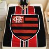 1Pc Flamengo Regatta Club Print Flannel Blanket, High Quality Comfortable for All Seasons, Home Decor, Warmth and Comfort, Perfect for Christmas GiftS