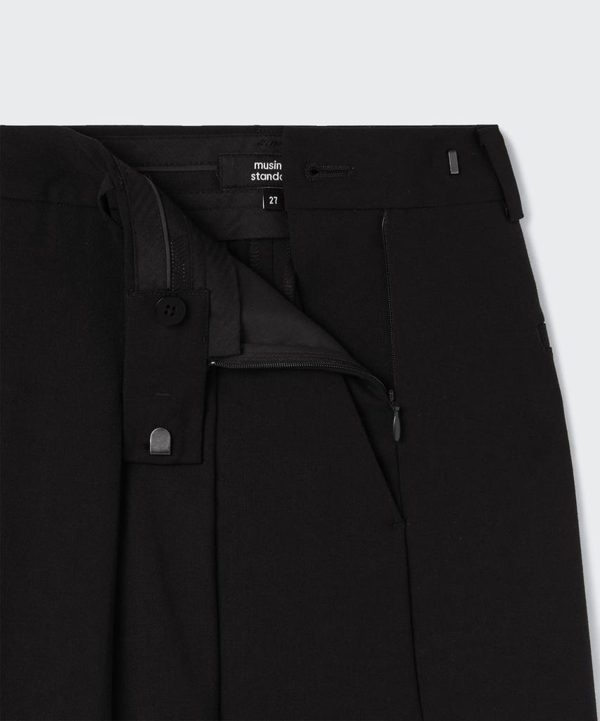 MUSINSA STANDARD MUJER Pantalones Ligeros de Falda para Mujer [Negro]