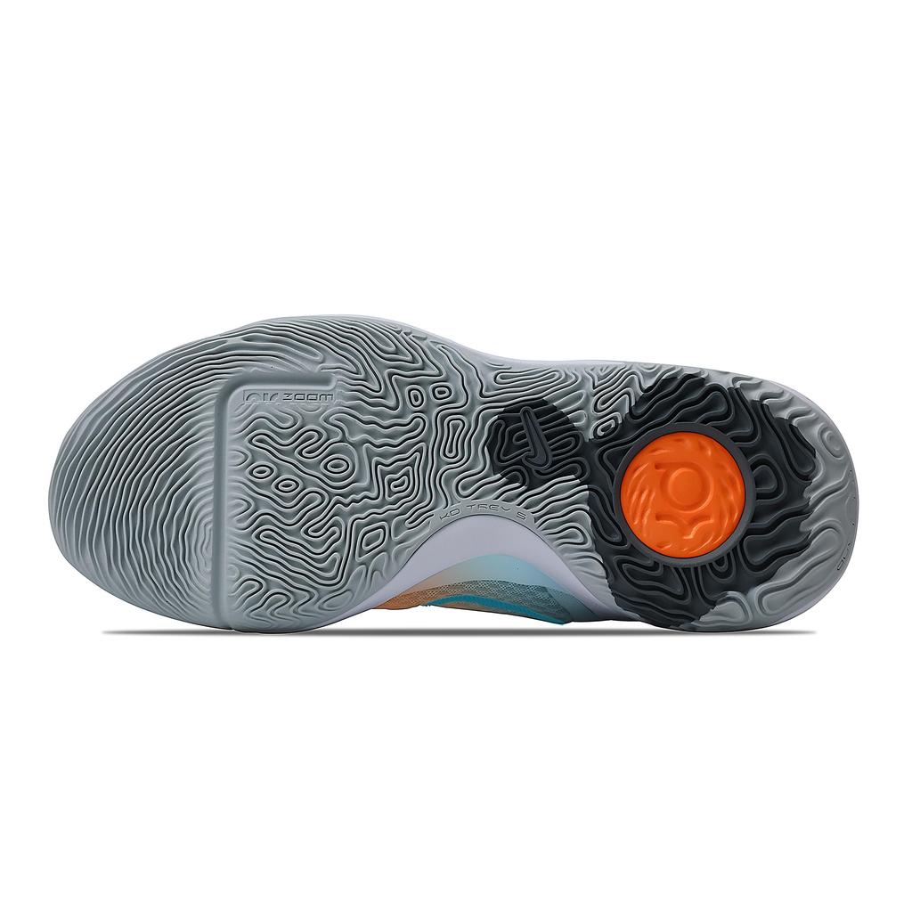 Nike KD Trey 5 IX Cushioning Slip Resistant Abrasion Resistant Impact Resistant Mid Top Basketball Shoes Unisex Cyan CW3402-011(Team683-)