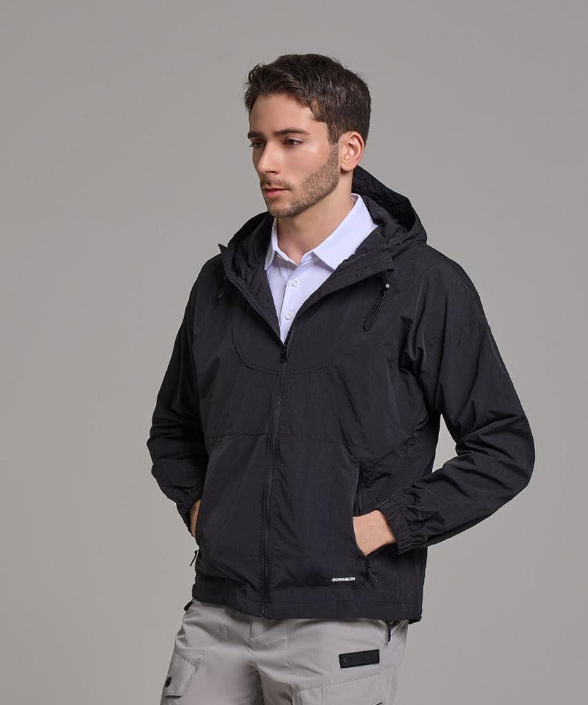 Downblow Men'S Sports Golf Wear Gorpcore String Hooded Windbreaker Dbc 1800M