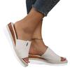 Cross-border Foreign Trade Large Size Cool Slippers Women's Shoes Summer New Hemp Rope Women's Slope Heel Fashion Thick-soled Cool Slippers