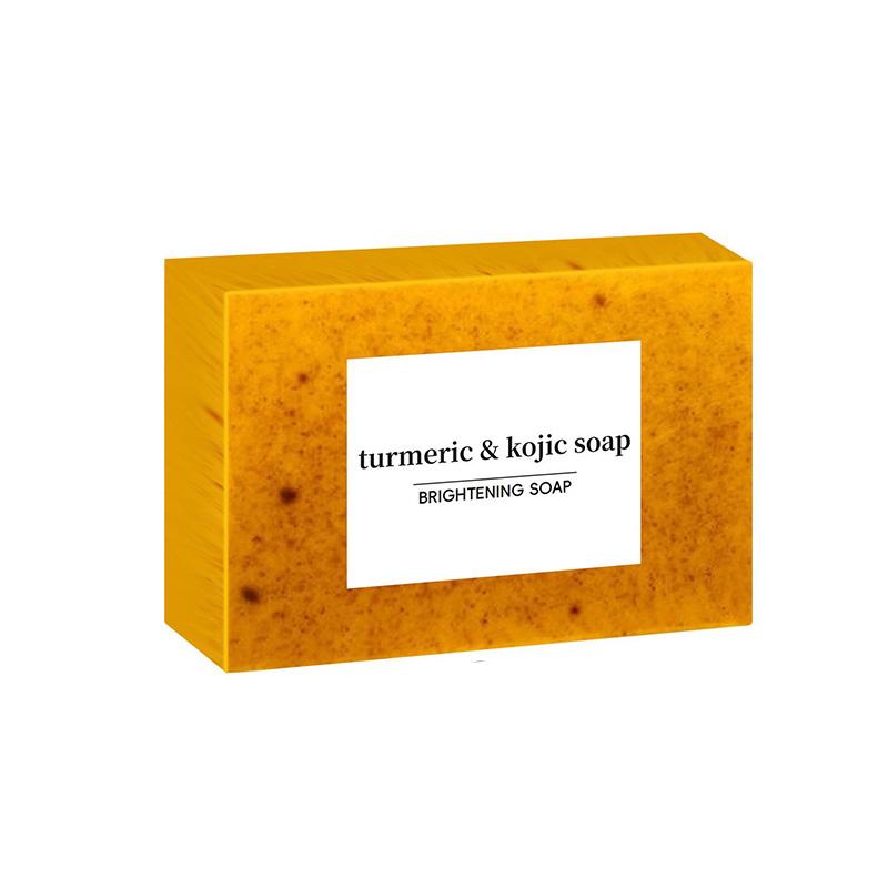 Savon de soin du corps au curcuma Savon Nettoie et élimine la graisse de la peau Contrôle de l'huile Prévient la peau sèche Savon de toilette Produits de soins du corps