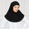 Chic ready-to-wear hidžáb pro ženy, muslimská sada dlouhého turbanu a podkrepice, okamžitá šála, oblečení na modlitbu pro dívky, abája