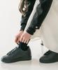 Differshoe Dipper Plain Leather Sneakers 7Cm [Black]