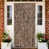 Vidaxl Insect Curtain, Beige and Dark Brown, 100X230 Cm, Chenille