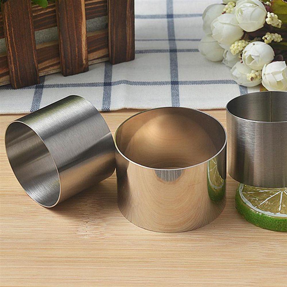 Mould Pastry Tool Decorating Mini Round Stainless Steel Cake Mold Mousse Ring