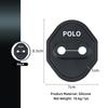4-Piece Set of Universal NFJSH4 Wear-Resistant Silicone Car Door Lock Covers For VW Polo Tiguan T5 Passat Jetta Scirocco Sagitar Touran