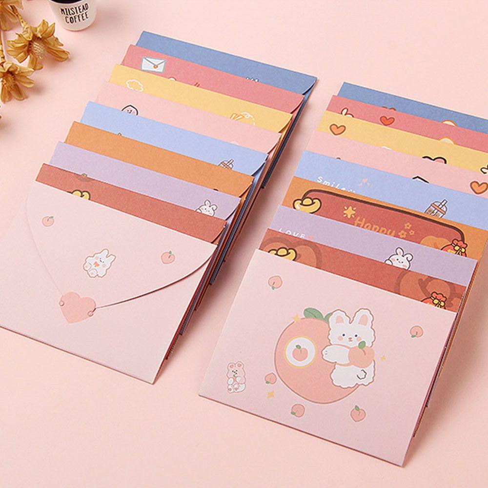 Cartoon Gift Decoration Postcard Greeting Card Birthday Card Blessing Thank Envelope Letter Paper
