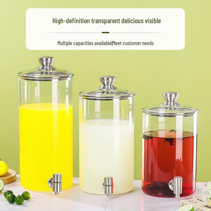 Debo 5L Glass Health Pot with Heating Base and Faucet