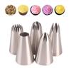 Set da 5 beccucci russi per glassa, per decorare torte, fondente, pasticceria, fiori, crema, gadget da cucina