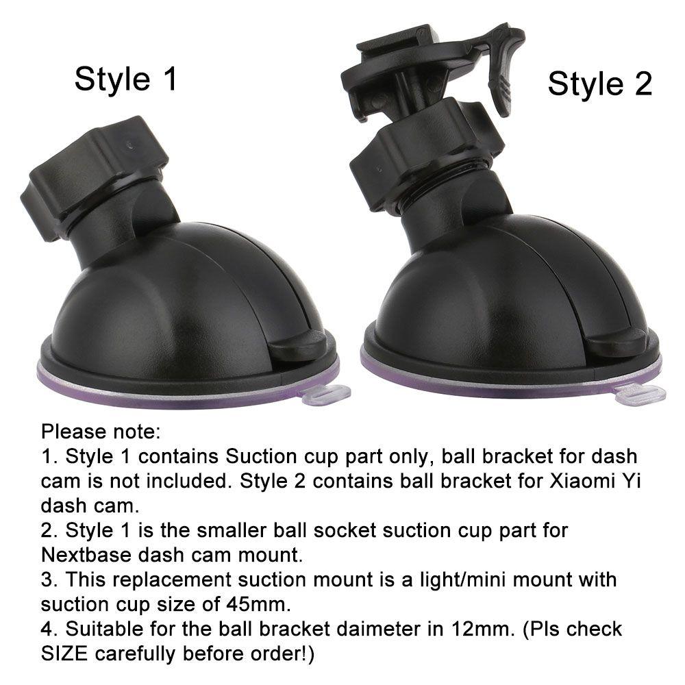 Dash Camera Holder Adjustable Suction Cup Bracket for Nextbase, Xiaomi Yi Series Base Holder Mount Adsorbed To Windscreen