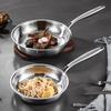 ZISIZ Thickened Three-Layer Steel Non-Stick Frying Pan