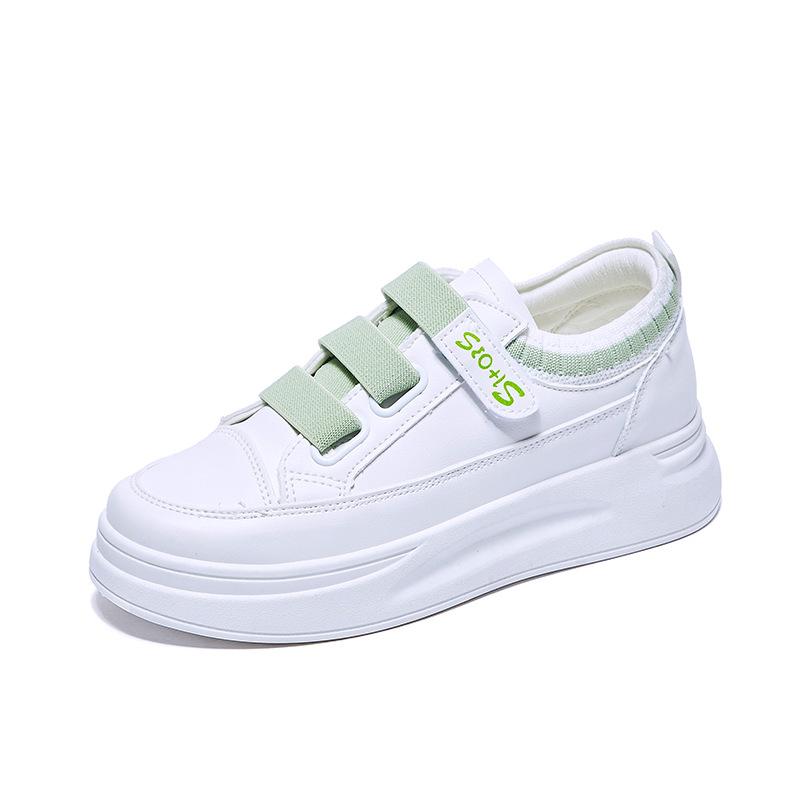 Fashion White Shoes Women's New Spring 2024 Sneakers Women's Thick-soled Platform Vulcanized Shoesdt67