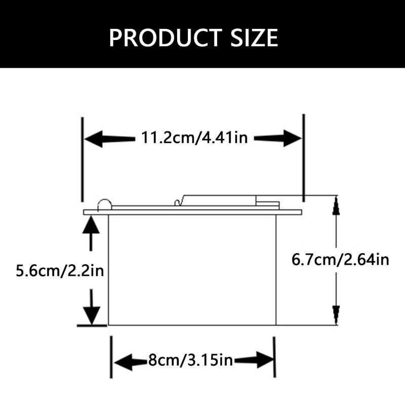 Reliable Cable Hatches Round Power Cable Storage Dustproo for Efficient Electric Cord Management In Campers Trailers Boats