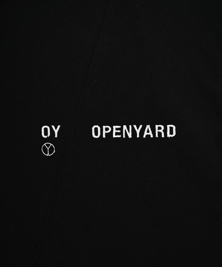 Opeunyadeu(Owai) Cut-Out Logo Collar T-Black
